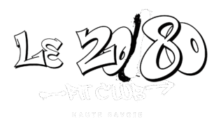 Logo blanc officiel du Fit Club Le 20/80